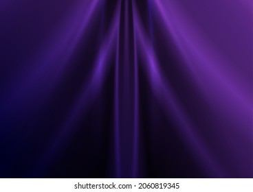 Oscuro violeta brillante ondas lisas abstractas de fondo borroso. Ilustración del vector