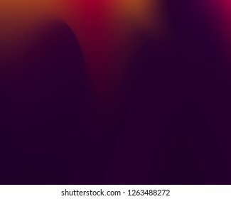 Dark Violet Neon Light Gradient Template. Red And Violet Neon Mesh Background Dynamic Original Vector Illustration. Blur Wavy Beautiful Texture