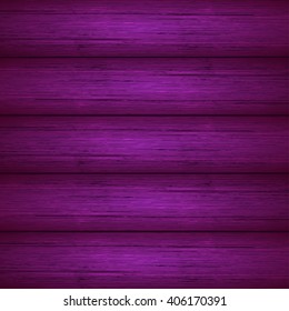 Dark violet wooden planks texture. Vector illustration for your design