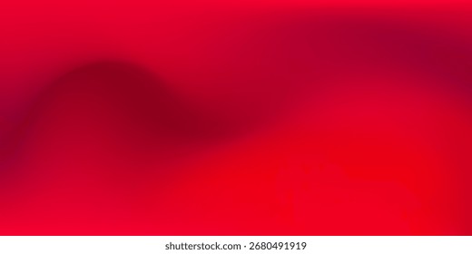 Fondo de moda brillante brillante oscuro. Ilustración de textura borrosa de color rosa neón. Fondo de líneas Horizontales de neón de sangre. Malla ondulada brillante vibrante del degradado. Red Vibrant Blank Wavy Gradient Mesh.