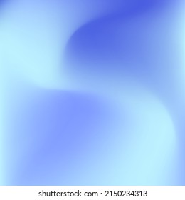 Dark Vivid Cold Curve Ocean Swirl Gradient Mesh. Vibrant Blurred Sky Water Liquid Gradient Background. Bright Indigo Fluid Light Wavy Wallpaper. Blue Pastel Colorful Color Dynamic Blurry Texture.