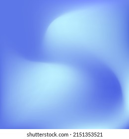 Dark Vivid Vibrant Dynamic Water Gradient Background. Cold Light Ocean Indigo Fluid Wallpaper. Color Liquid Pastel Blue Bright Swirl Gradient Mesh. Curve Sky Wavy Colorful Blurred Blurry Texture.