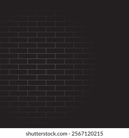 dark wall brick background vector  element template web