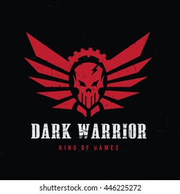 Dark Warrior Logo Stock Vector Royalty Free 446225272 - the dark warriors logo roblox