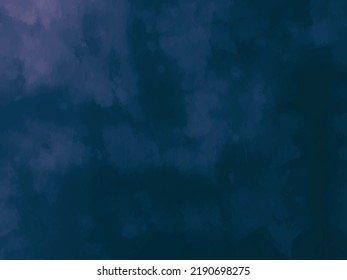 Dark Wash Art. Blue Navy Sky. Night Ink Pattern. Blue Vector Splash. Vector Vector Paint. Blue Night Sky. Dark Abstract Texture. Dark Canvas Watercolor. Navy Design Background. Pink Night Light. Night