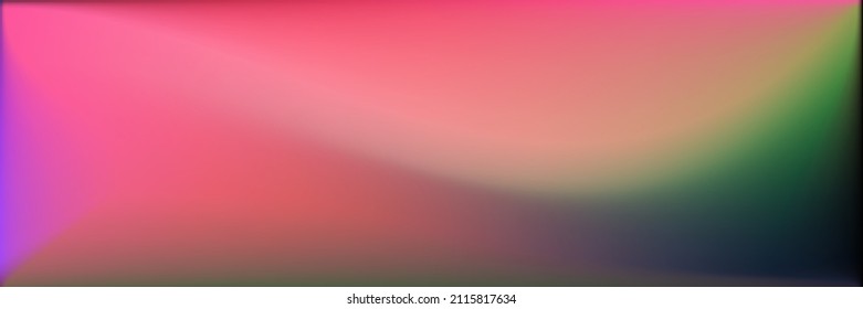 Dark Water Wavy Gradient Mesh. Neon Ocean Rainbow Smooth Surface Illustration. Colorful Blank Wavy Gradient Mesh. Vivid Natural Modern Design Backdrop. Color  Bright Office Background.