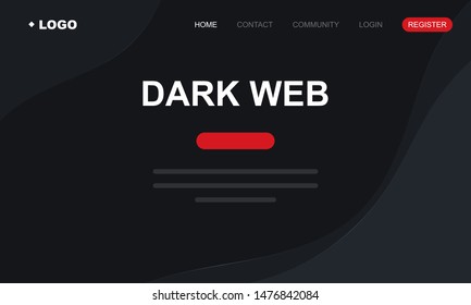 dark wave abstract background for landing page