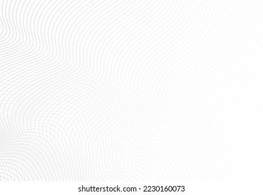 Curvas de onda oscuras sobre un fondo claro. Líneas singulares para cubiertas, carteles, afiches y diseño creativo
