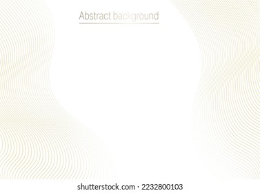 Dark wave curves on a light background. Sinuous lines for covers, banners, posters and creative design