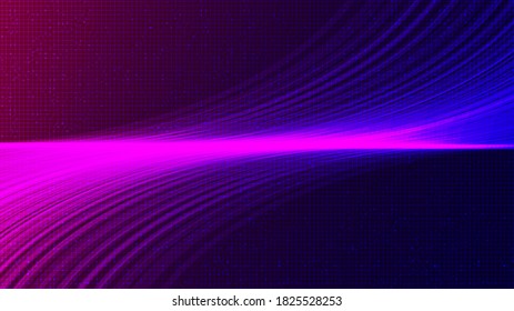 Dark Wave Technology Background,Hi-tech Digital and sound wave Concept design,Free Space For text in put,Vector illustration.