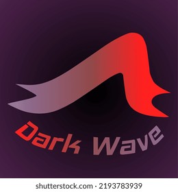 Onda oscura para tu logotipo, vector de onda oscura