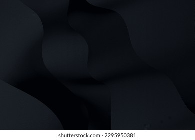 dark waves line background vector file