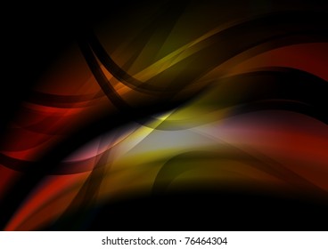 Dark wavy background. Eps 10 vector illustration