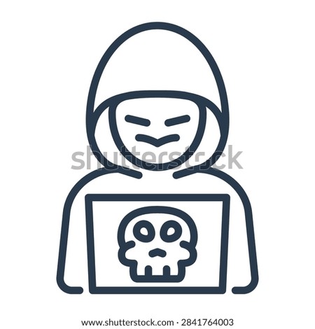 Dark Web Hacker Conducting a Cyber Attack