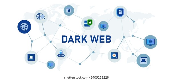 dark web hidden site information internet network private security browser digital technology