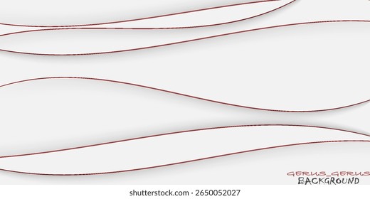 fundo abstrato branco escuro com estilo de sombra curvada elegante. fundo de onda abstrato. ilustração vetorial, eps10
