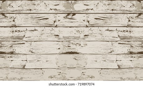 Dark White Seamless Wood Texture. EPS10 Vector