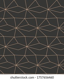 Dark White Vector Triangular Plexus Pattern. Repeat Geometric Graphic, Cell Swatch Texture. Repetitive Ornate Diagonal, Textile Texture. Islamic Grid Pattern