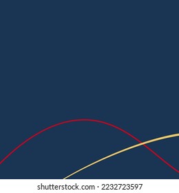 dark winter background gold and red ribbon
