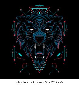 Dark Wolf Sacred Geometry