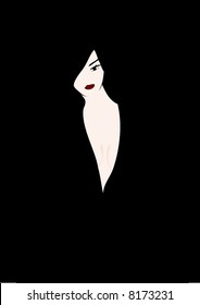 dark woman
