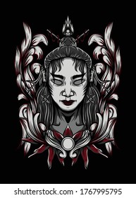 dark woman designs for apparel