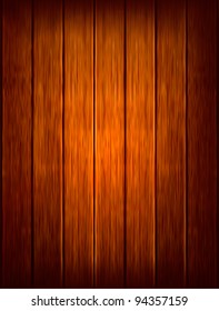 Dark wood background. Vector illustration