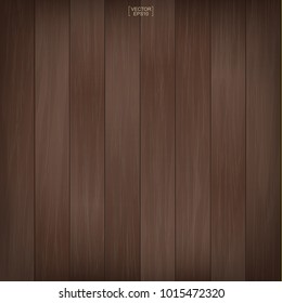 Dark wood pattern and texture for background. Vector illustration.