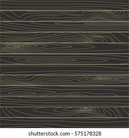 Dark wood texture. Abstract background, empty vector template