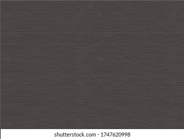 Dark wood texture background. Wood texture table or wooden floor. Boards on the floor or wall. Laminate, parquet, flooring. Flat cartoon wood illustration.