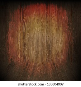 Dark Wood Texture, With Gradient Mesh, Vector Illustration