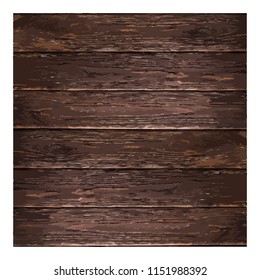 Dark wood texture. Vector