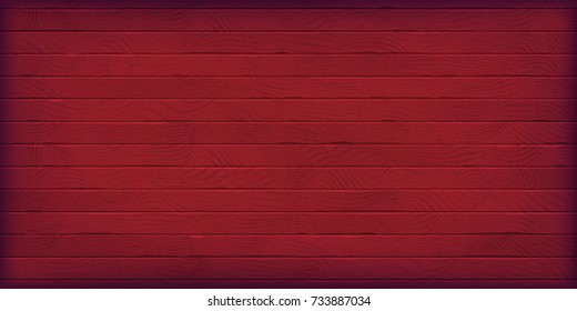 Dark wooden background. Old horizontal panels. Grunge wood texture. Eps10 vector