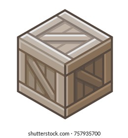 Dark wooden box