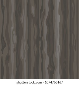 Dark wooden surface striped of fiber. Template for your design. Natural wenge wood texture seamless background.  Vector illustration.