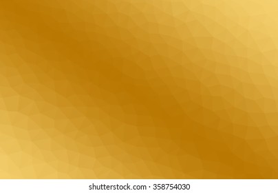 Dark yellow abstract geometric low poly background. Abstract vector wallpaper. Vector illustration for business, web, and applications.