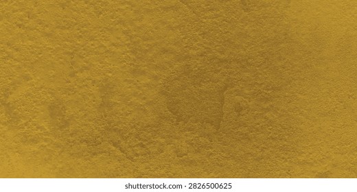Dark yellow abstract wall texture showcasing subtle brush strokes and mottled peeling patterns ideal for backgrounds in artistic decor projects and prints

