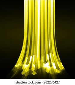 Dark yellow arrow Light Abstract Technology background for computer graphic website internet. circuit