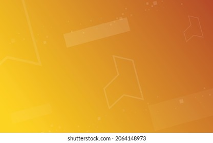 dark yellow background, random minimalist abstract illustration vector for logo, card, banner, web and printing.
