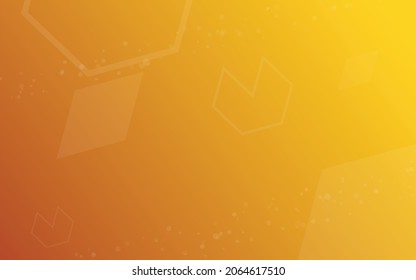 dark yellow background, random minimalist abstract illustration vector for logo, card, banner, web and printing.