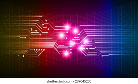 dark yellow blue pink color Light Abstract Technology background for computer graphic website internet and business. circuit. vector illustration. abstract digital . infographics. Grid mesh table