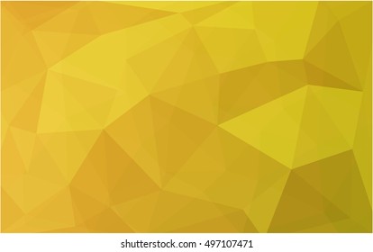 Dark yellow blurry triangle pattern. Glitter abstract illustration with an elegant design. The completely new template can be used for your brand book.