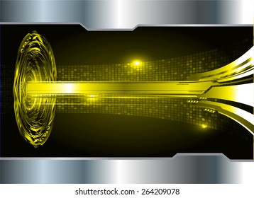 dark yellow color Light Abstract Technology background for computer graphic website internet and business. circuit. silver background