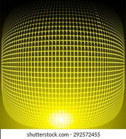 Dark yellow color Light Abstract pixels Technology background for computer graphic website internet. circuit board. text box. net. table, schedule, chart. bulge