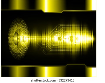 dark yellow color Light Abstract Technology background for computer graphic website internet business. circuit. illustration. digital. infographics. binary code. www. vector.one. zero. aura ray wave