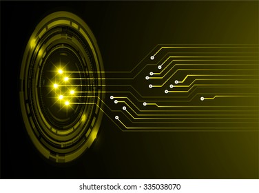 dark yellow color Light Abstract Technology background for computer graphic website internet and business. circuit. vector illustration. abstract. infographics. motion move blur.neon. pixel