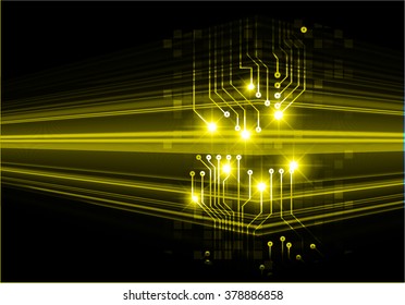 dark yellow color Light Abstract Technology background for computer graphic website internet and business. circuit. illustration. digital. infographics. binary code background. eye scan virus