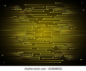 dark yellow color Light Abstract Technology background for computer graphic website internet and business. circuit. vector illustration. abstract. infographics. motion move .neon. pixel