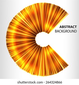 Dark yellow gold color Light Abstract Technology background for computer graphic website internet and business. text box. banner. card. label. Brochure. white  background.