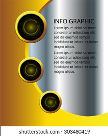 dark yellow gold silver Web Design Website Elements Template for graphic internet. text box. label. info graphics. metal. card. pixel. Metals, alloys, steel, aluminum. button